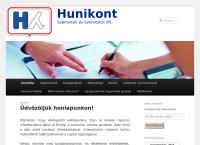HUNIKONT Kft. honlapja