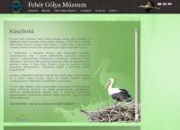 Fehér Gólya Múzeum honlapja