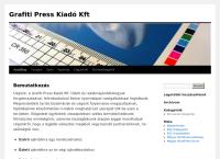 Grafiti Press Kiadó Kft. honlapja