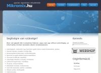 Mikromix Gyártó és Szolgáltató Bt. honlapja