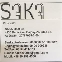 SAKA 2000 Bt.