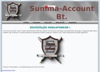 Summa-Account Bt. honlapja