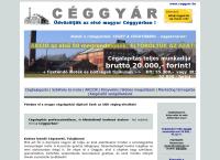 Céggyár honlapja