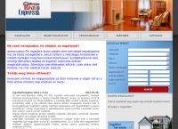 Real-Express Ingatlaniroda honlapja