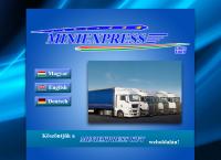 Miniexpress Kft. honlapja