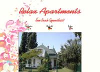 Relax Apartman honlapja