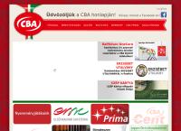 CBA Kereskedelmi Kft. honlapja