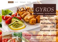 Royal Gyros honlapja