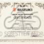 Suzuki oklevél