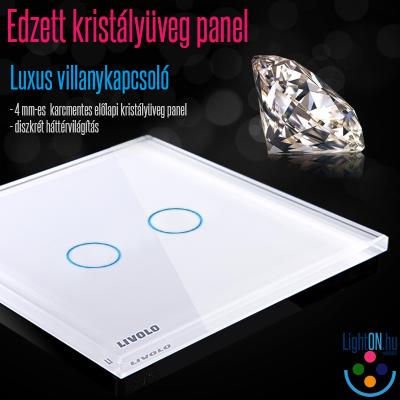 Kristályüveg-panel