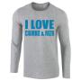 I love csirke & rizs hosszú ujjú felső