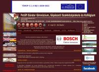 VSzC Petőfi Sándor Műszaki Technikum, Gimnázium és Kollégium honlapja
