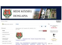 Polgármesteri Hivatal Réde honlapja