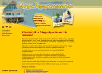Sárga Apartmanház - Balatonfüred honlapja
