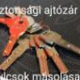 Többpontos biztonsági ajtózár kulcsok másolása
