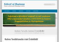 School of Business Szakgimnázium és Szakközépiskola honlapja