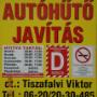 autóhűtő javítás