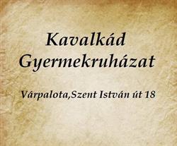 Kavalkád Gyermekruházat