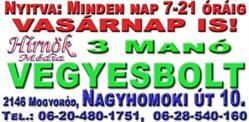 3 Manó Vegyesbolt