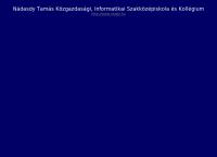 Nádasdy Tamás  Közgazdasági, Informatikai Szakközépiskola És Kollégium honlapja