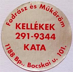 Kata fodrász, kozmetika és műköröm kellékek