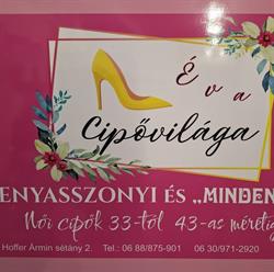 ÉVA CIPŐVILÁGA