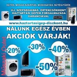 Háztartásigép Diszkont - Műszaki Outlet Fót