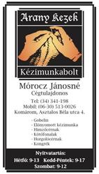 Aranykezek Rovidaru