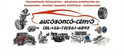 Autóbontó-Tényő