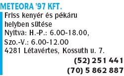 Meteora' 97 kft